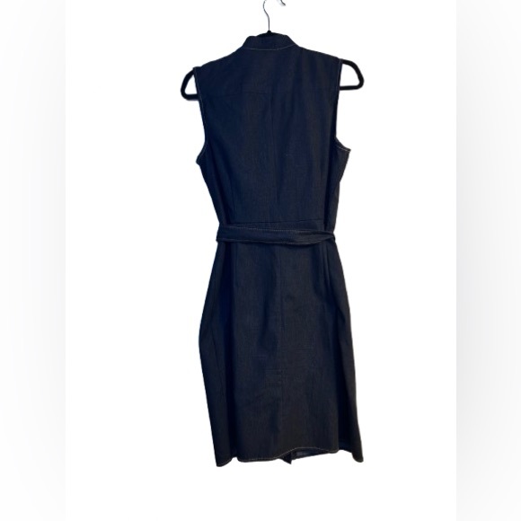 Denim Ruffle Dress - Picture 2 of 3